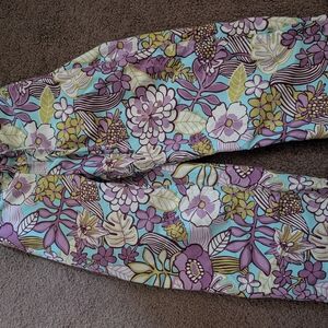 Patagonia Girls Floral Swim Coverup in Purple, Yellow & Teal